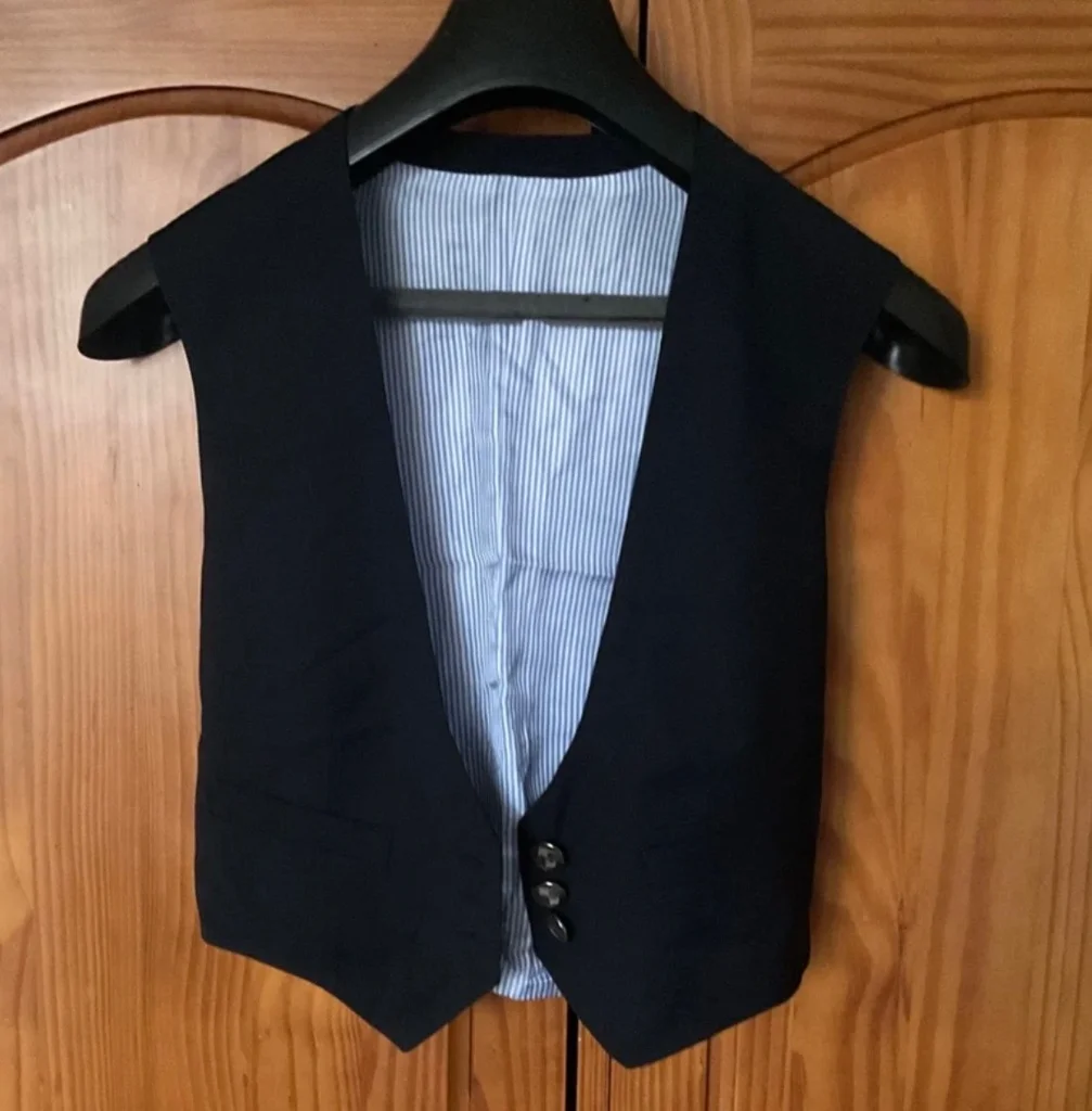 🔥-20%🔥 Sublime Gilet Boléro Eden Park laine noir T.44 (S/M) – photo 4